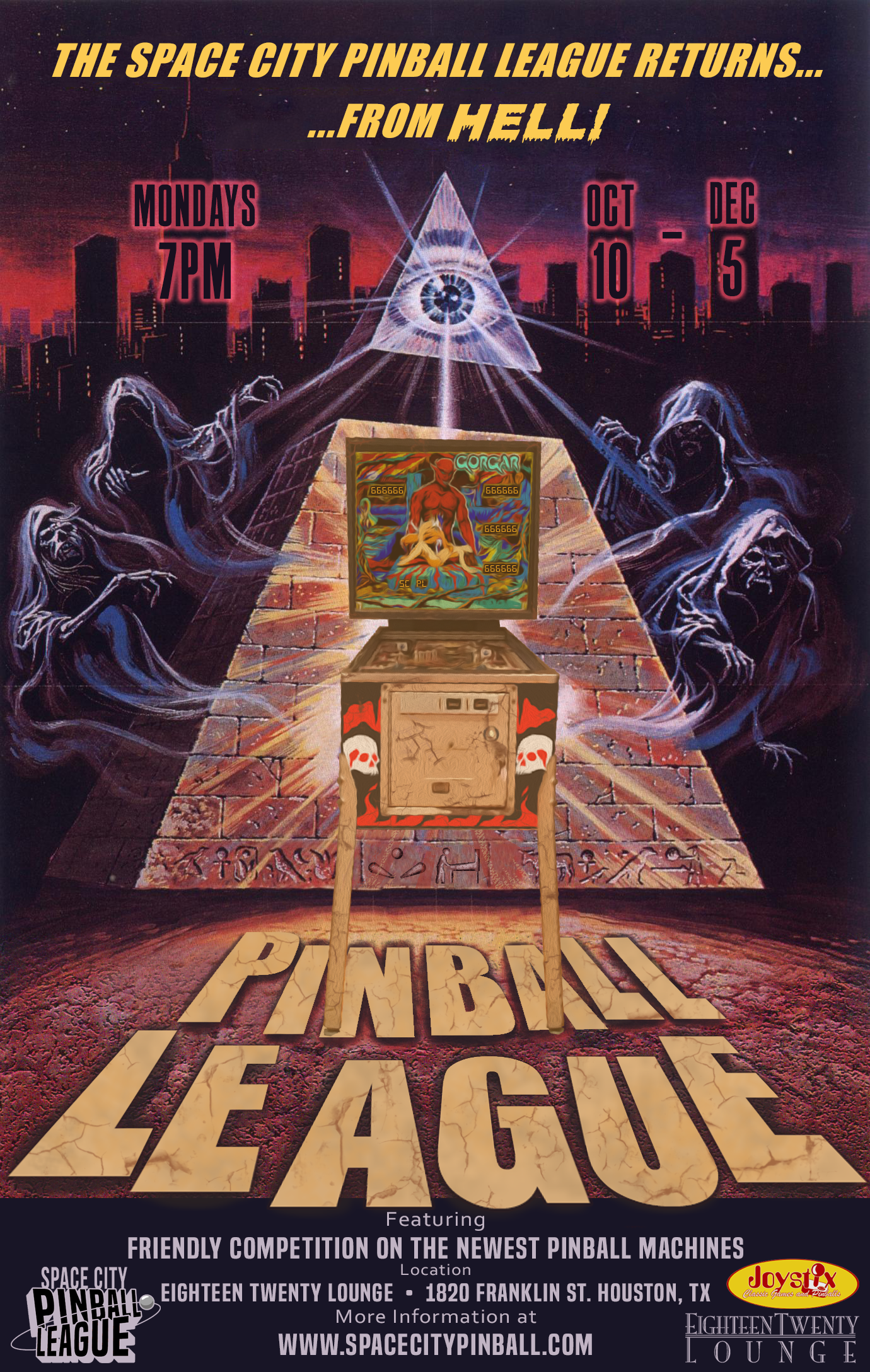 Space City Pinball League – Competition Pinball in Houston, TX